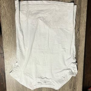 An (upside down😂) plain white shirt from Universal Threads